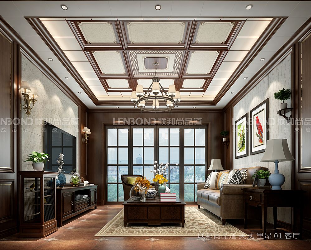 联邦尚品道集成墙面 效果图