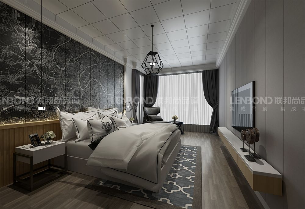 联邦尚品道集成墙面 装修效果图