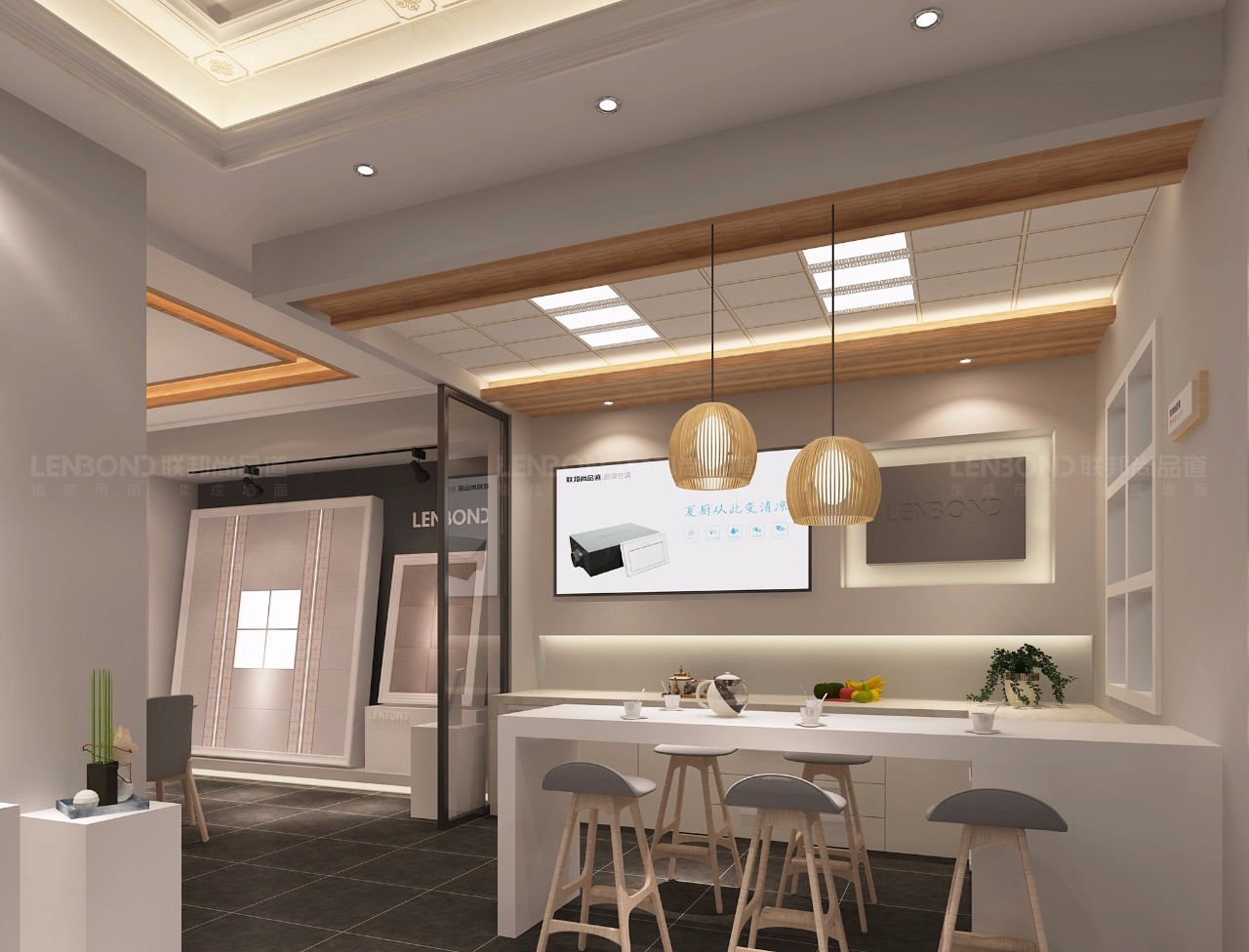 联邦尚品道集成墙面 集成吊顶 专卖店形象图