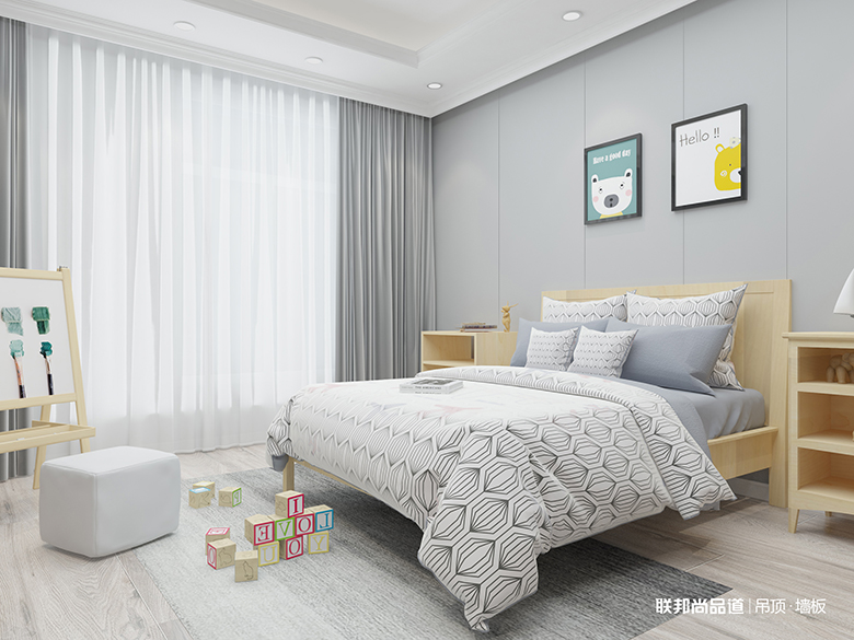 集成墙面儿童房效果图 集成墙面儿童房效果图